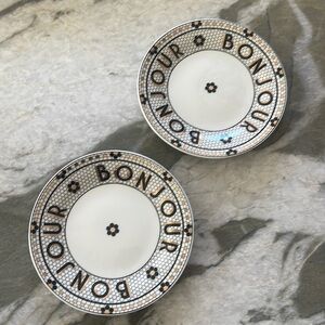 Anthropologie Bistro side plates x 2